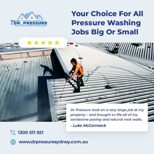 Get in touch with the team today to treat your property, no matter the size, with the Makeover Medicine! We perform best under pressure 🤝💦